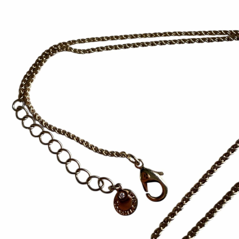 Charter Club 42” Gold Tone Lariat Necklace Multicolor Rhinestone Long Drop Y - Picture 13 of 15